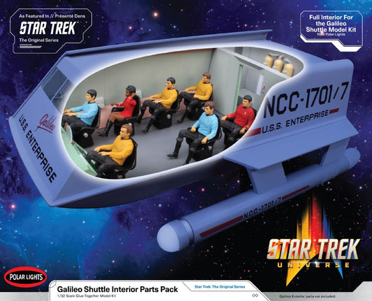 Polar Lights Galileo Shuttle Interior Parts Pack Model Kit