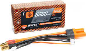 Spektrum 2S 7.6HV 6300mah 100C Lipo Battery