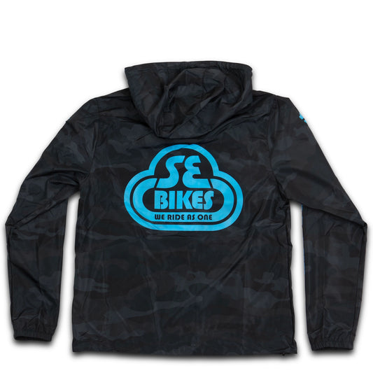 SE Bikes Zip Up Jacket (L) Black Camo
