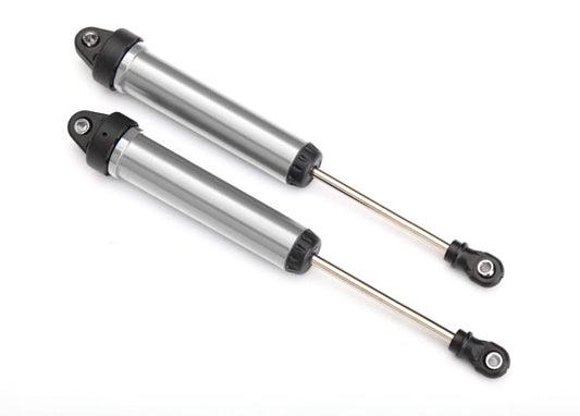 Traxxas Rear GTR Shocks 160mm Rear w/o Springs (Silver)
