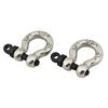 Hot Racing 1/10 Scale Aluminium Tow Shackles: Chrome (2)