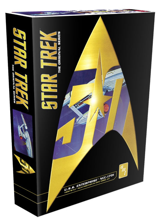 AMT Star Trek O.S USS Enterprise NCC-1701 50th Anniversary 1/650 Model Kit