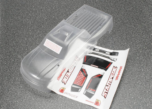 Traxxas Clear Body w/Window Masks: Stampede 2WD