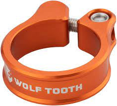 Wolf Tooth Seatpost Clamp w/Bolt Closure: 36.4mm (Orange)