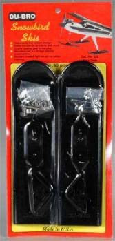 Du-Bro Snowbird Snow Skis (Black)