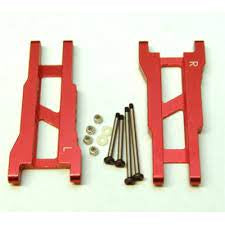 STRC CNC Aluminum Rear A-Arms (Red): Traxxas Stampede/Rustler 2WD
