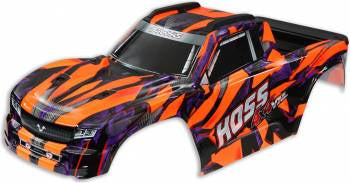 Traxxas Prepainted Body: Hoss 4x4 VXL (Orange)