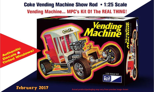 MPC Coca Cola Vending Machine Show Rod 1/25 Model Kit