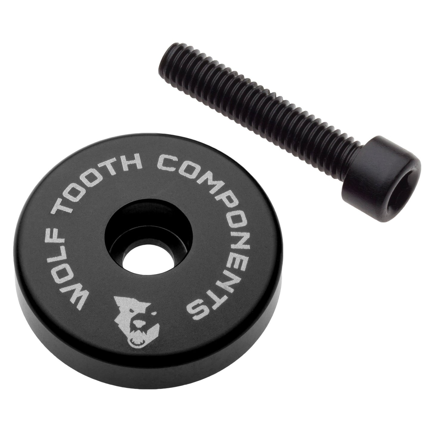 Wolf Tooth Top Cap Integrated Spacer 1-1/8” Black
