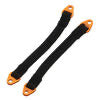 Hot Racing Suspension Travel Limit Straps: 100mm (Orange)