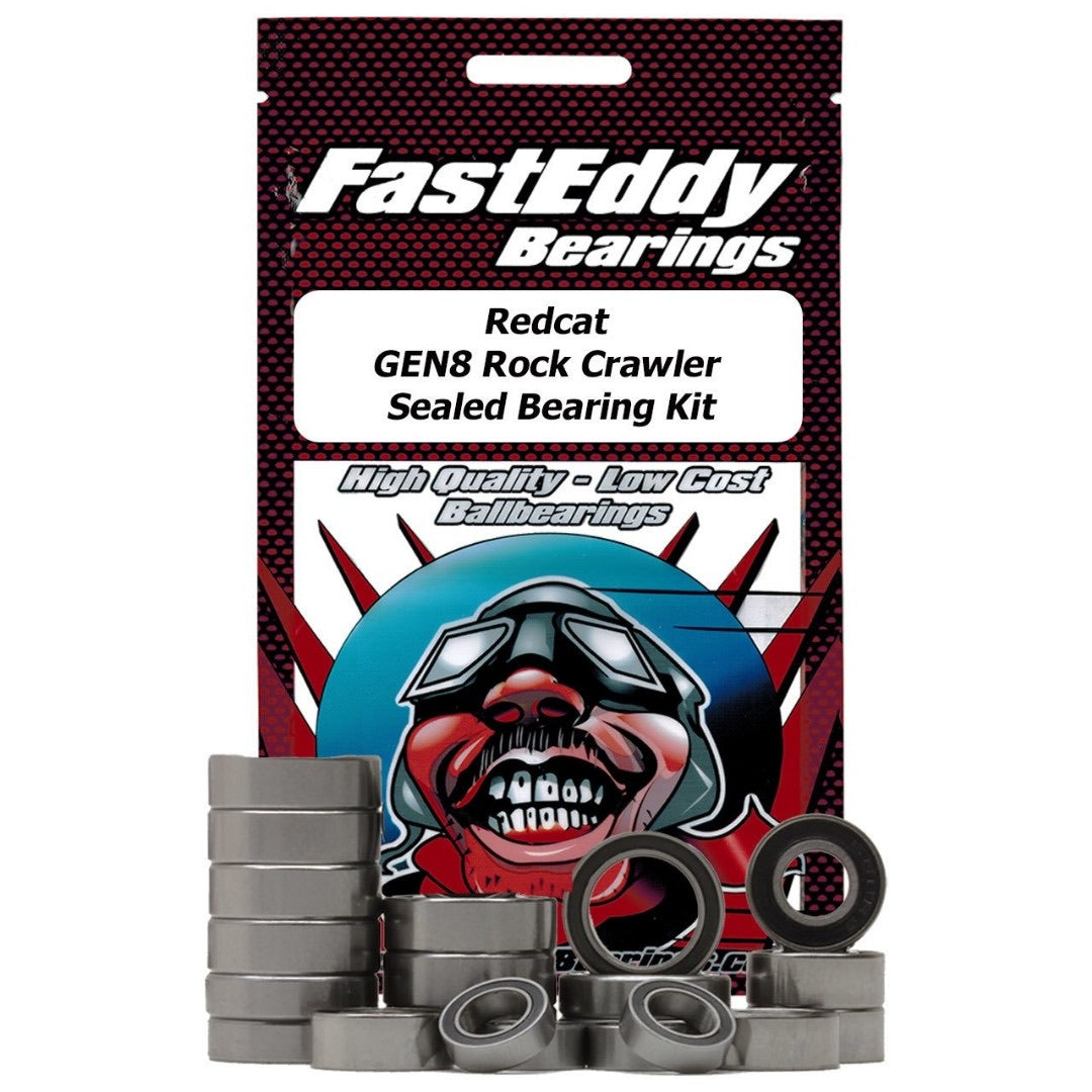 Fast Eddy Sealed Bearing Kit: Redcat Gen 8 Rock Crawler