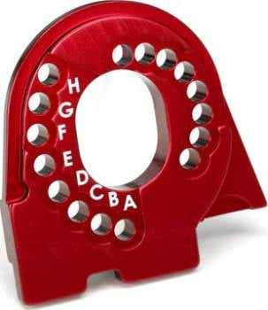 Traxxas Aluminium Motor Mount Plate 6061-T6: TRX-4 (Red)
