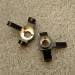 STRC CNC Brass Front Steering Knuckles: SCX10 II