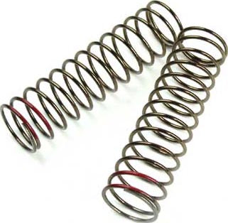 Tekno LF Rear Shock Spring Set: 85mm (2.94lb/in Red)