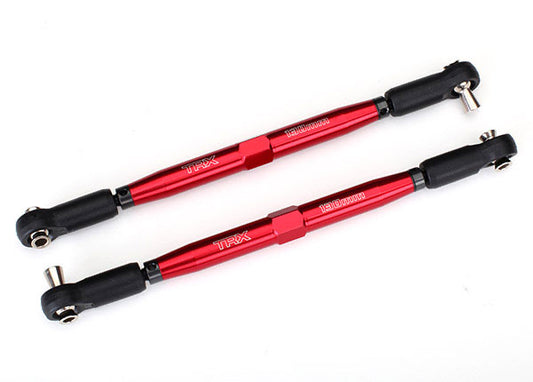 Traxxas Aluminum Toe Links 7075-T6: X-Maxx (Red) 157mm