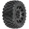 Pro-Line Badlands MX57 MTD. On 5.7” Raid Wheels: XMAXX/Arrma 8S (Black)