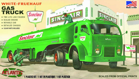 Atlantis 1/48 Vintage White-Fruehauf Gas Truck Model Kit