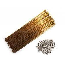 Odyssey Stainless Steel Spokes 191mm (Gold)