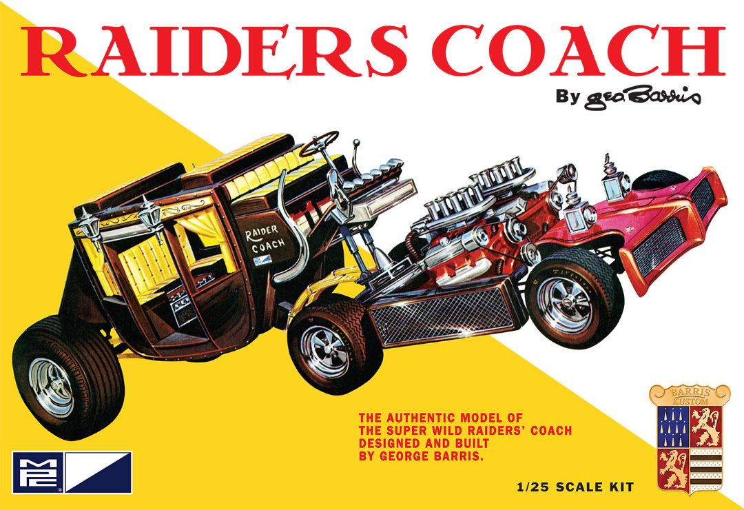 MPC George Barris Raiders Coach 1/25 Model Kit