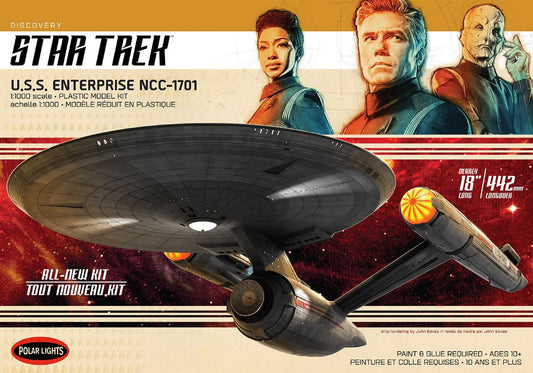 Polar Lights Star Trek Discovery USS Enterprise 1/1000 Model Kit