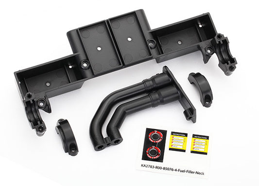 Traxxas Chassis Tray Driveshaft Clamps, Fuel Filler: UDR