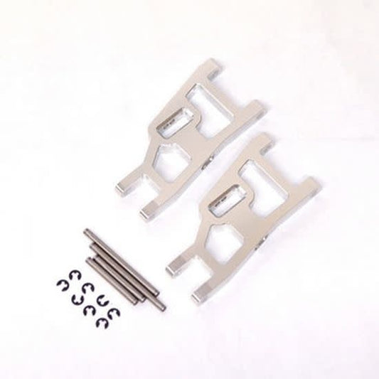 STRC CNC AlumInum Front A-Arms Traxxas 2WD (Silver)
