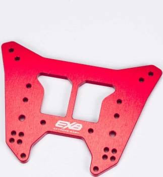 Arrma CNC Aluminum 7075-T6 EXB Rear Shock Tower: ML (Red)