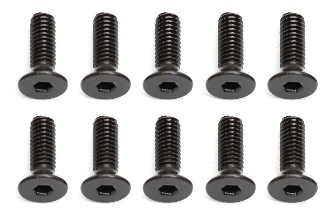 Team Associated Flathead Countersunk Screws: M2.5x8mm (10)