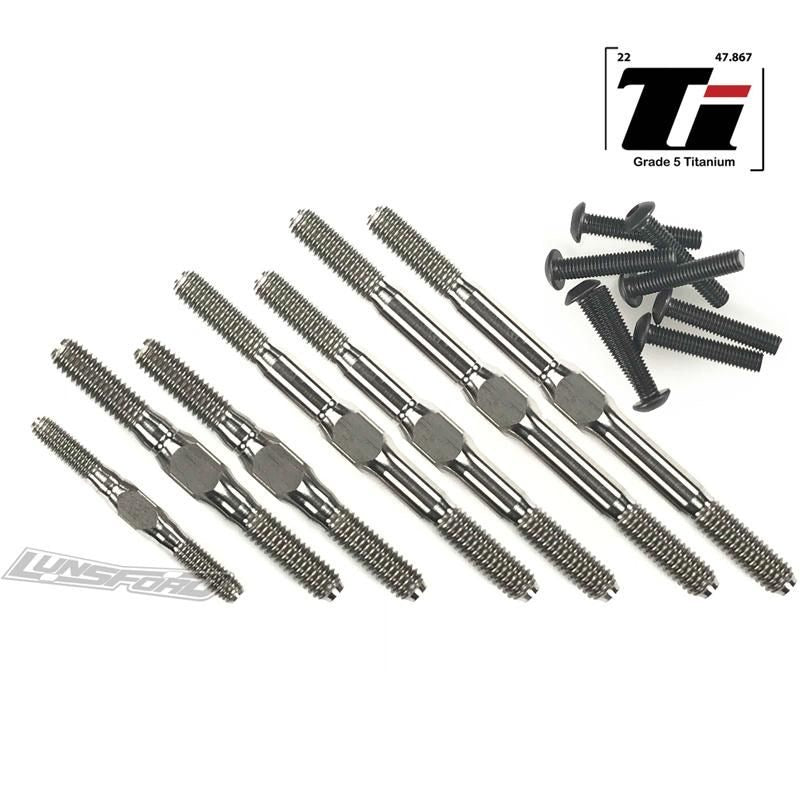Lundsford Racing 3mm/ 4mm Titanium Turnbuckles Traxxas 4x4