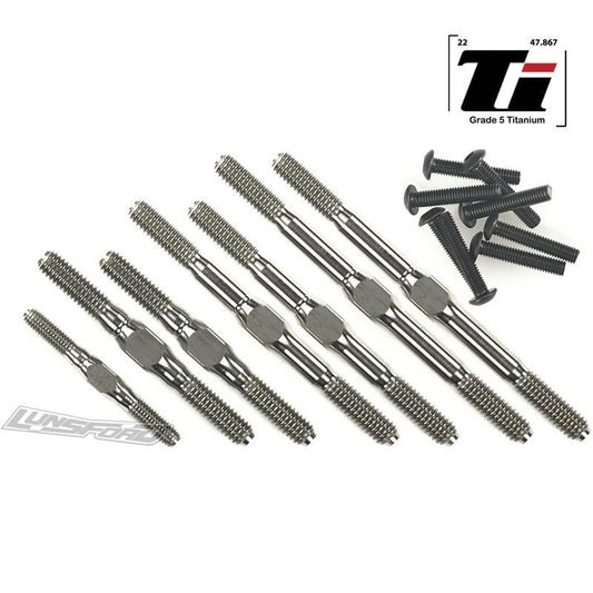 Lundsford Racing 3mm/ 4mm Titanium Turnbuckles Traxxas 4x4