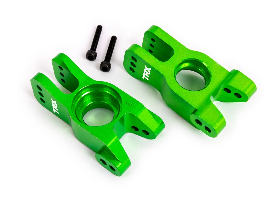 Traxxas Rear Stub Axle Carrier 6061-T6 Aluminum: Sledge (Green)