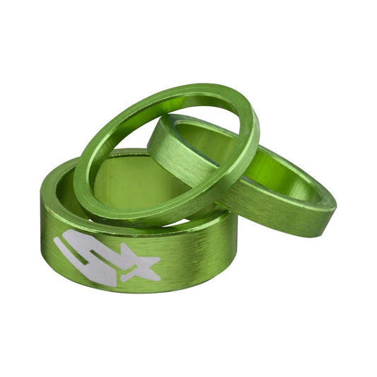 Spank Headset Spacer Kit 3/6/12mm Green