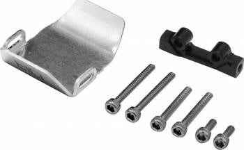 Hot Racing Stainless Steel Front or Rear Axle Skid Plate: SCX24