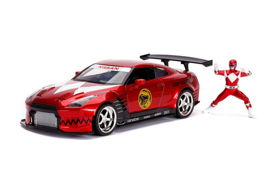 Jada “Hollywood Rides” 1/24 2009 Nissan GTR w/ Red Ranger