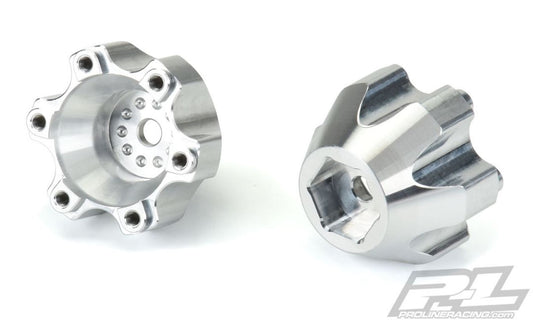 Pro-Line Aluminum 6x30 to 14mm Hex Adapters: 2.8” Wheels