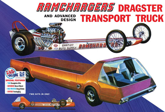 MPC 1/25 Ramcharger Dragster and Transport Model Kit