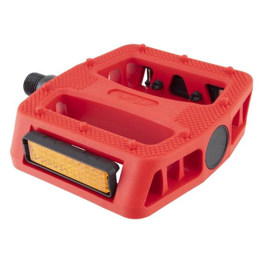 SE Bikes 12 O’Clock Nylon Pedals 9/16” (Red)