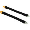 Hot Racing Suspension Travel Limit Straps: 105mm (Orange/Silver)