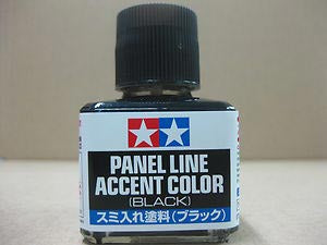 Tamiya Panel Line Accent Colour: Black (40ml)