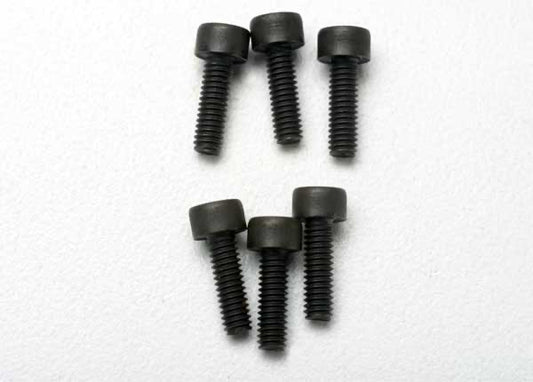 Traxxas Cap Head Machine Screws: 2.5x8mm (6)