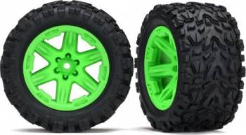 Traxxas 2.8” Talon Extreme Tires RXT Assembled: Green (2)