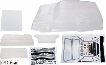 Team Associated No Prep Drag Body Clear Reakt DR10