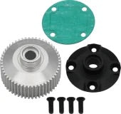 Hot Racing Hard Anodized Aluminum Differential Case: DR10