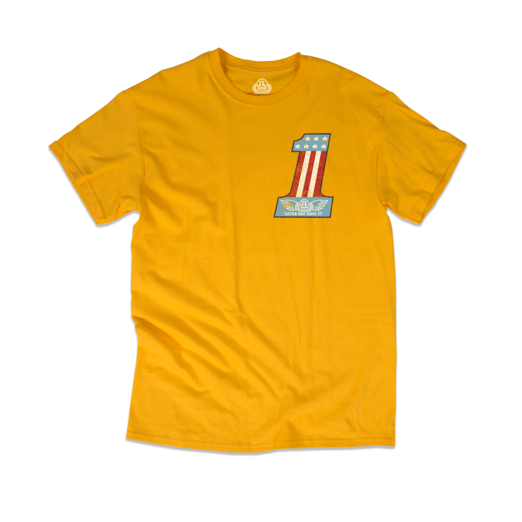 SE Bikes Vintage BMX T-Shirt (S) (Gold)