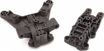 Traxxas Front Upper and Lower Bulkhead: Maxx