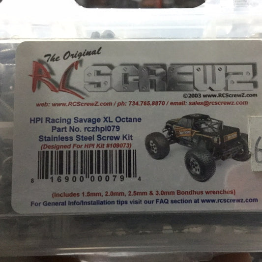 Dynamite Stainless Steel Screw Set: HPI Savage XL Octane