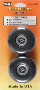 Du-Bro Low Bounce Smooth Wheels 3”