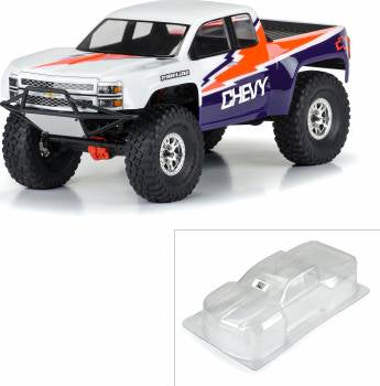 Pro-Line 2015 Chevy Silverado Crawler Clear Body: 12.3”WB