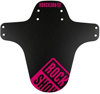 Rock Shox Mountain Bike Fender (Black/Neon Pink)