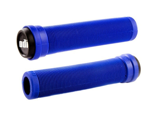 ODI Longneck SL Flangless Grips: 135mm (Blue)